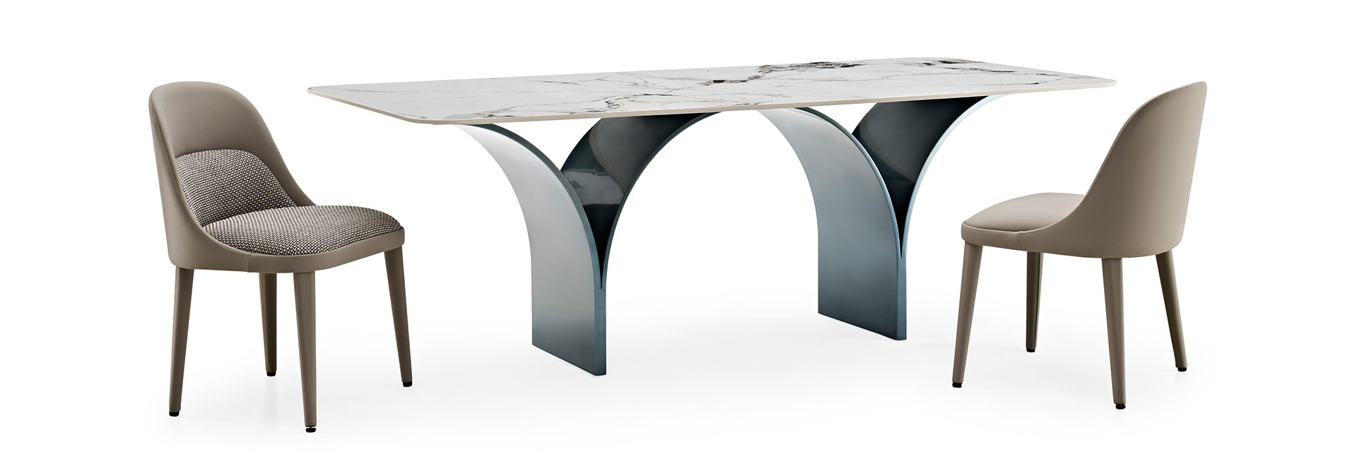 calidad Mesa de comedor cerámica de mármol fábrica