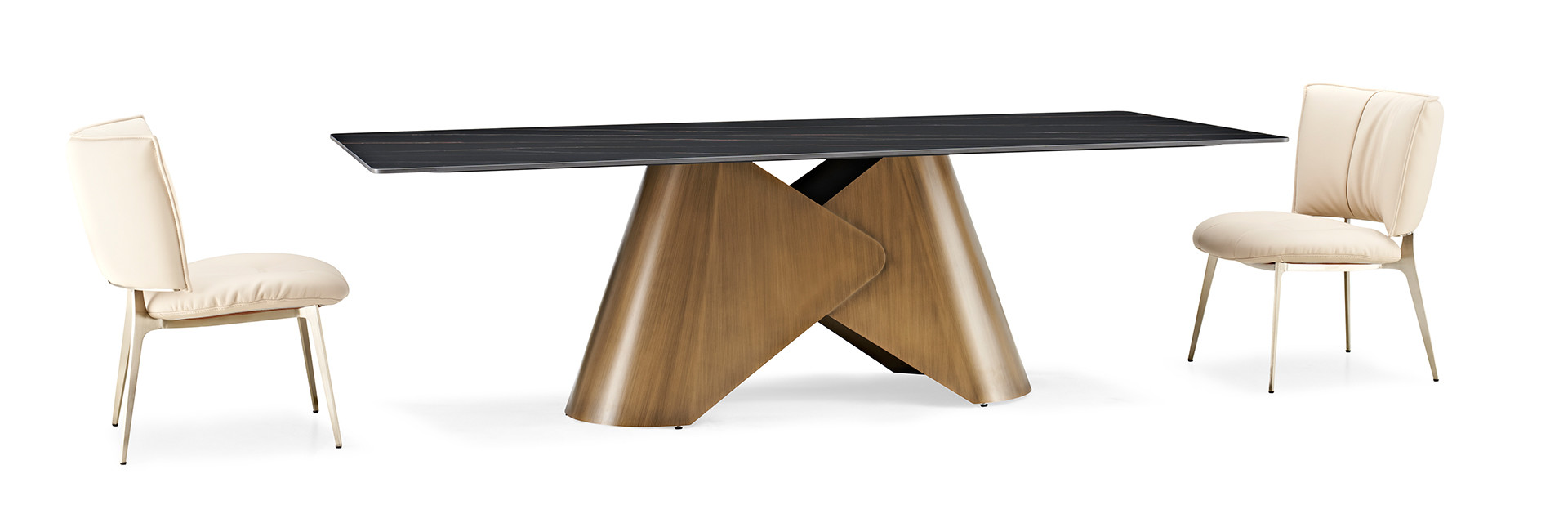 calidad Mesa de comedor cerámica de mármol fábrica