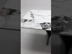 Muebles de comedor de gran tamaño y modernos, tablas de comedor de mármol, Italia.